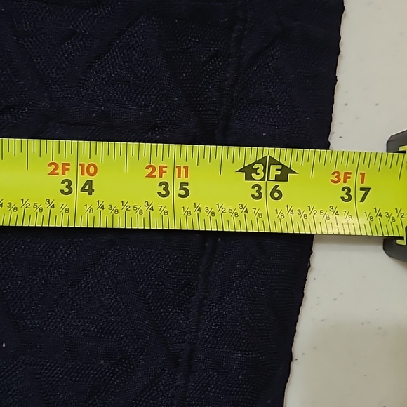 Crown & Ivy women's textured navy blue sleeveless dress size 2X - Picture 6 of 6